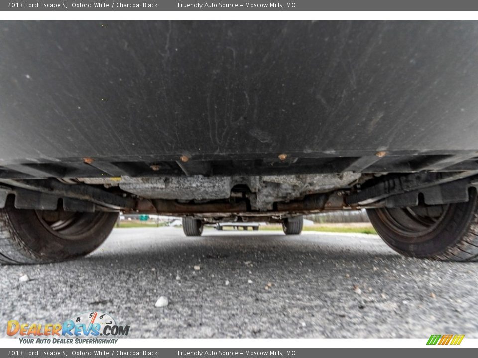 2013 Ford Escape S Oxford White / Charcoal Black Photo #10