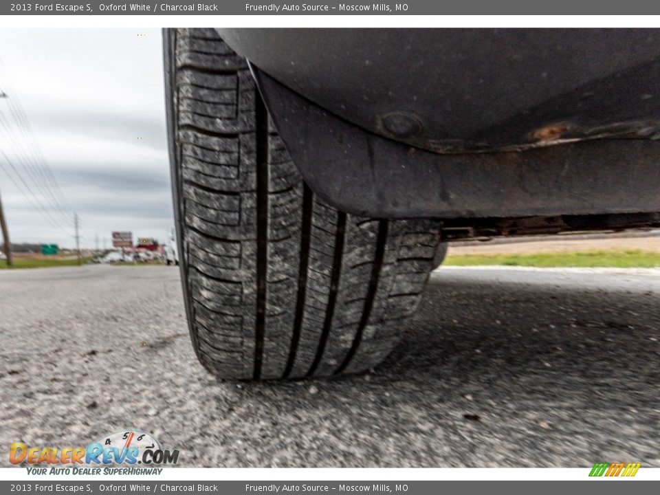 2013 Ford Escape S Oxford White / Charcoal Black Photo #11