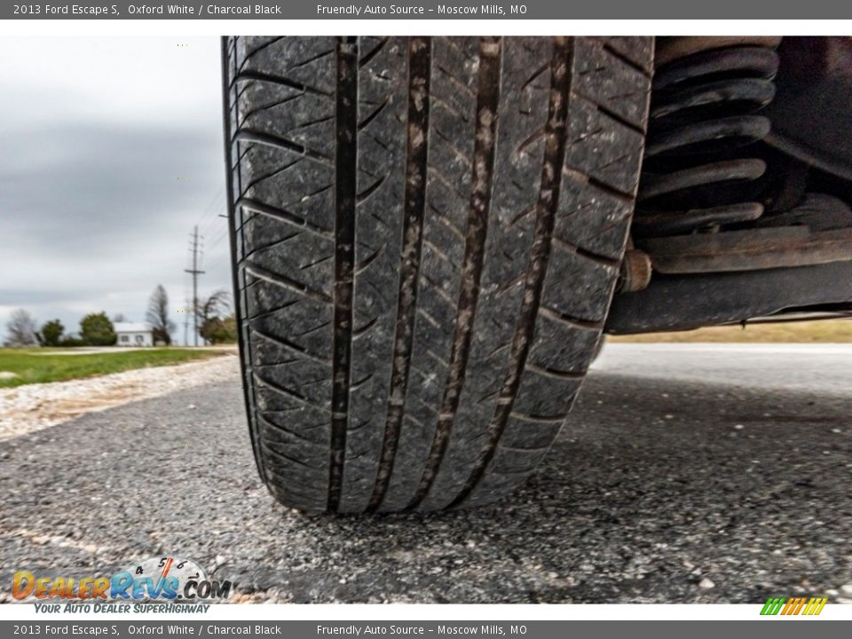 2013 Ford Escape S Oxford White / Charcoal Black Photo #14