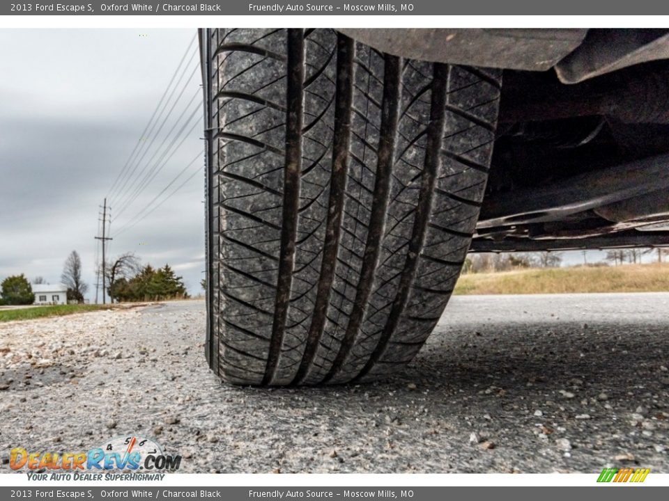 2013 Ford Escape S Oxford White / Charcoal Black Photo #15