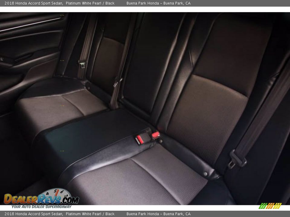 2018 Honda Accord Sport Sedan Platinum White Pearl / Black Photo #19
