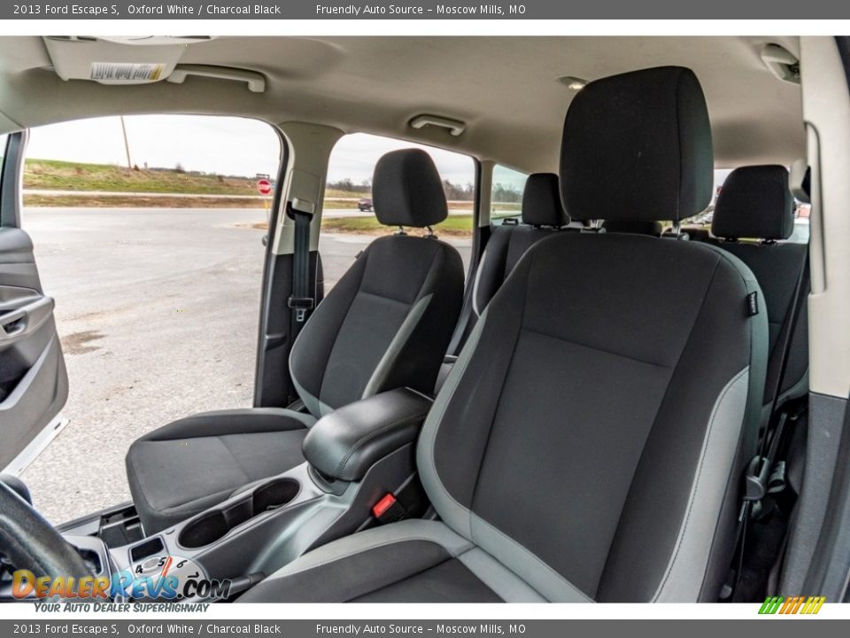 2013 Ford Escape S Oxford White / Charcoal Black Photo #17