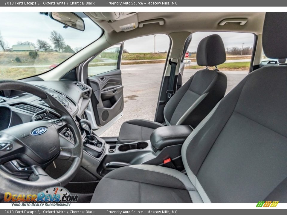 2013 Ford Escape S Oxford White / Charcoal Black Photo #18