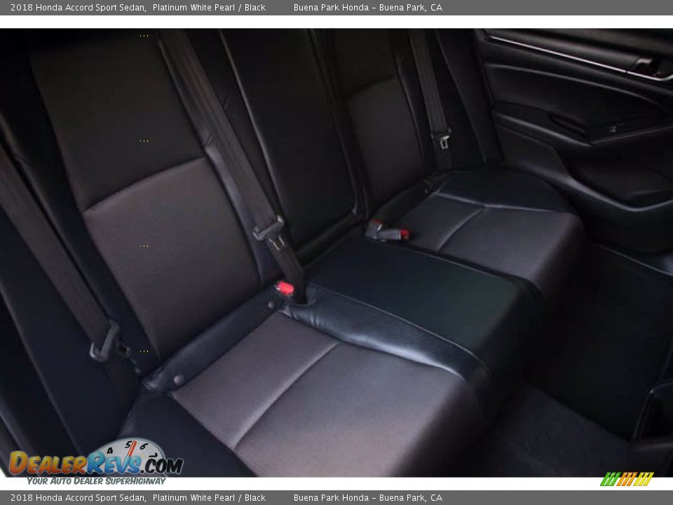 2018 Honda Accord Sport Sedan Platinum White Pearl / Black Photo #22