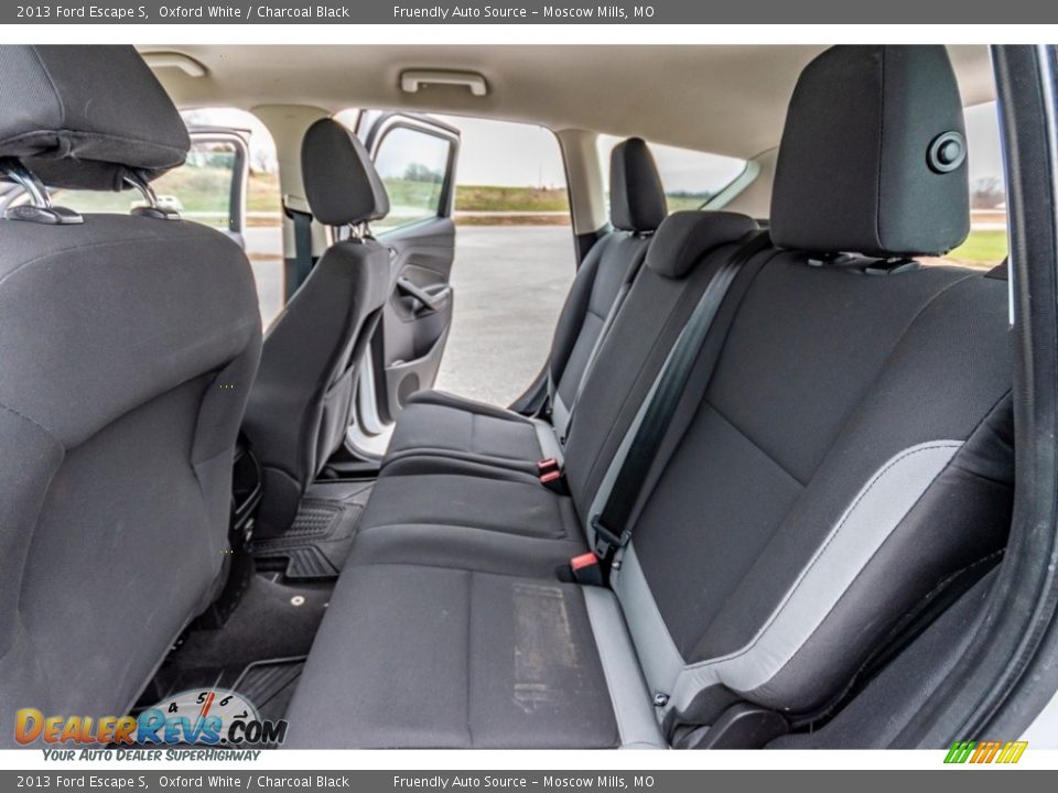 2013 Ford Escape S Oxford White / Charcoal Black Photo #22