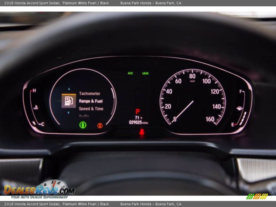 2018 Honda Accord Sport Sedan Platinum White Pearl / Black Photo #27