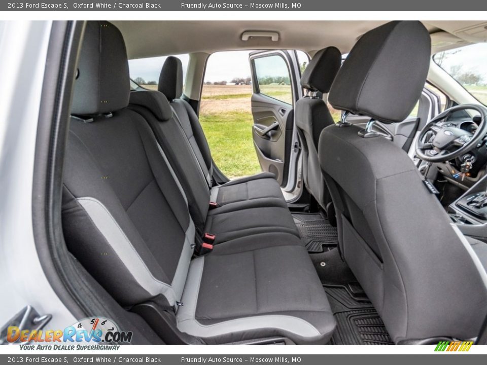 2013 Ford Escape S Oxford White / Charcoal Black Photo #24