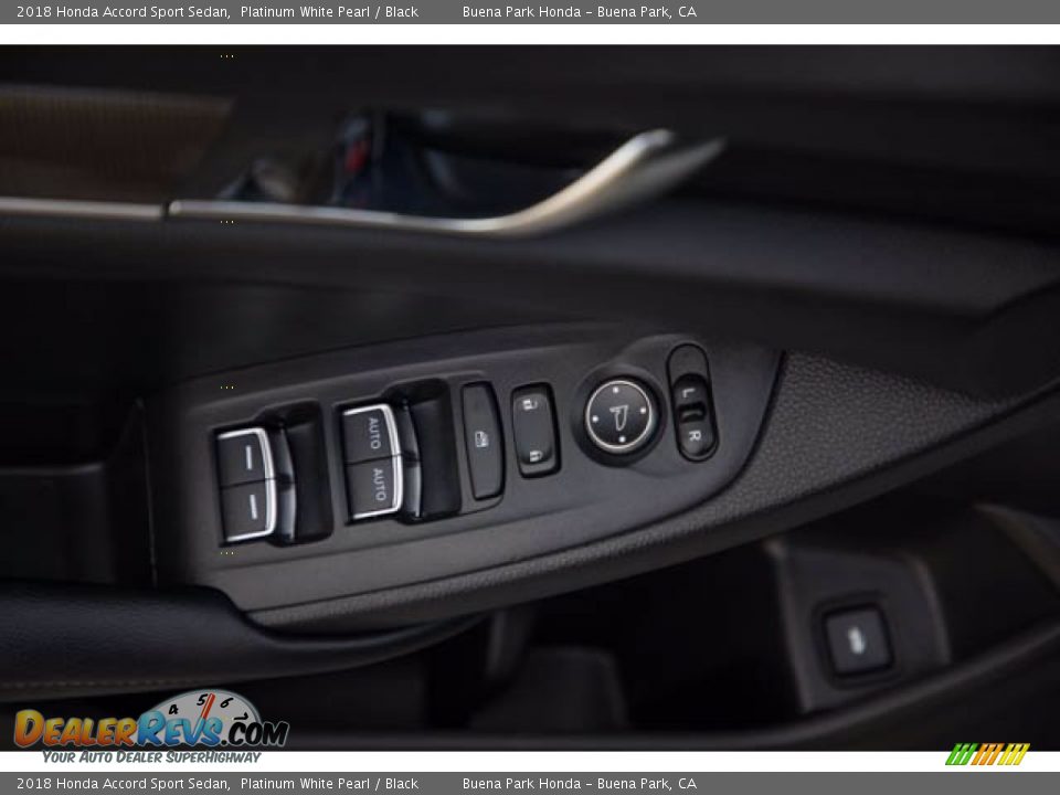 2018 Honda Accord Sport Sedan Platinum White Pearl / Black Photo #29