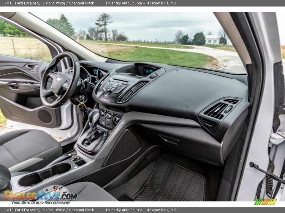 2013 Ford Escape S Oxford White / Charcoal Black Photo #27