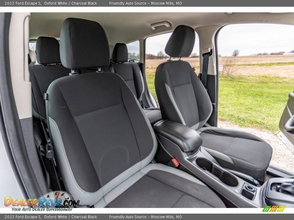 2013 Ford Escape S Oxford White / Charcoal Black Photo #29