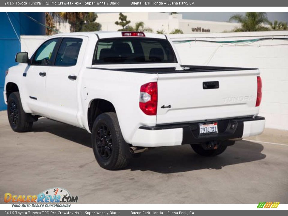 2016 Toyota Tundra TRD Pro CrewMax 4x4 Super White / Black Photo #2