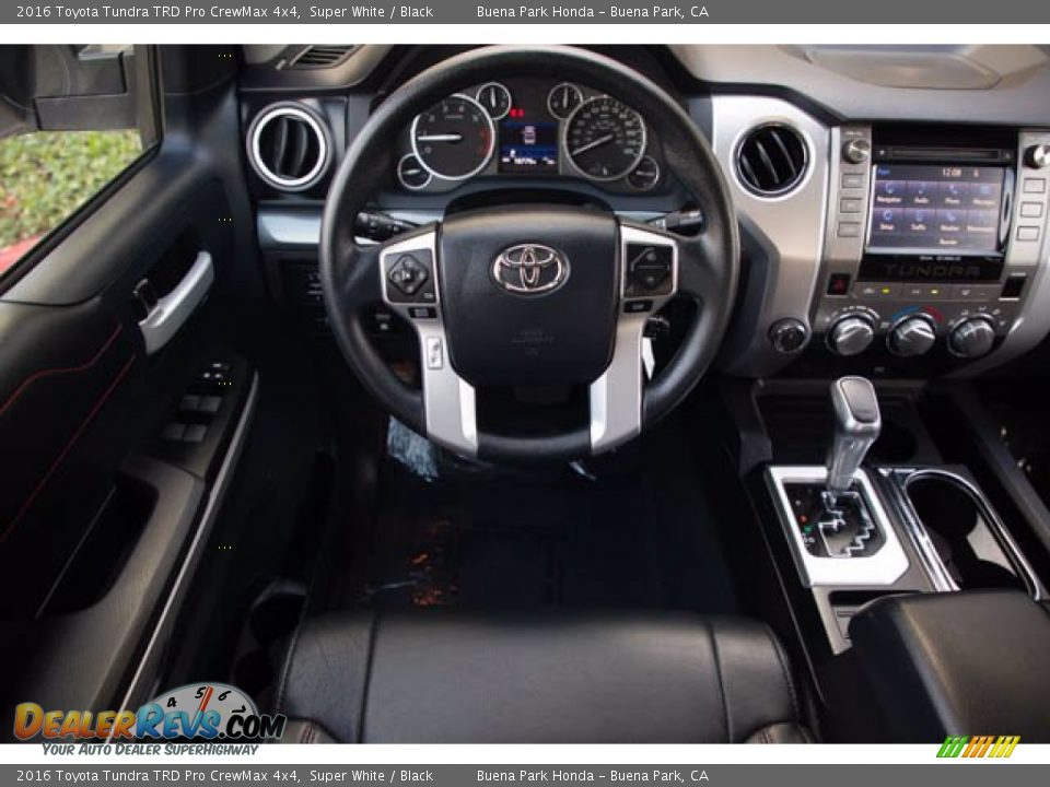 2016 Toyota Tundra TRD Pro CrewMax 4x4 Super White / Black Photo #5