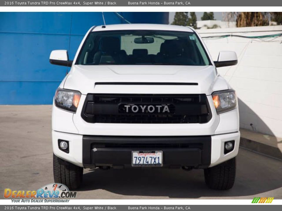 2016 Toyota Tundra TRD Pro CrewMax 4x4 Super White / Black Photo #7