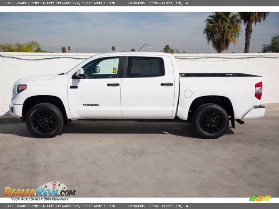 2016 Toyota Tundra TRD Pro CrewMax 4x4 Super White / Black Photo #8