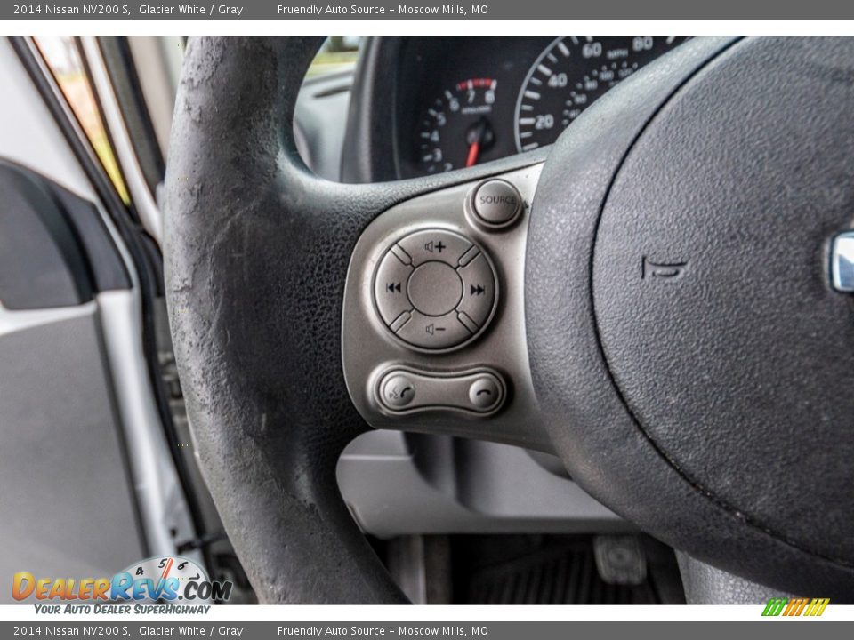 2014 Nissan NV200 S Glacier White / Gray Photo #36