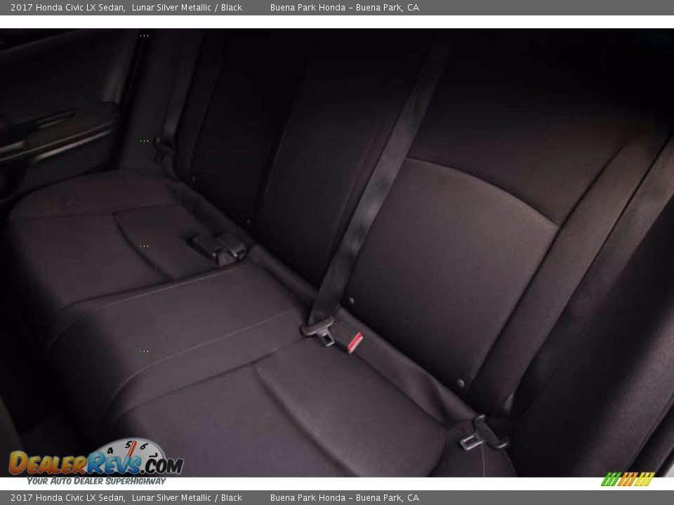 2017 Honda Civic LX Sedan Lunar Silver Metallic / Black Photo #20