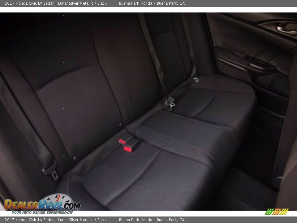 2017 Honda Civic LX Sedan Lunar Silver Metallic / Black Photo #23