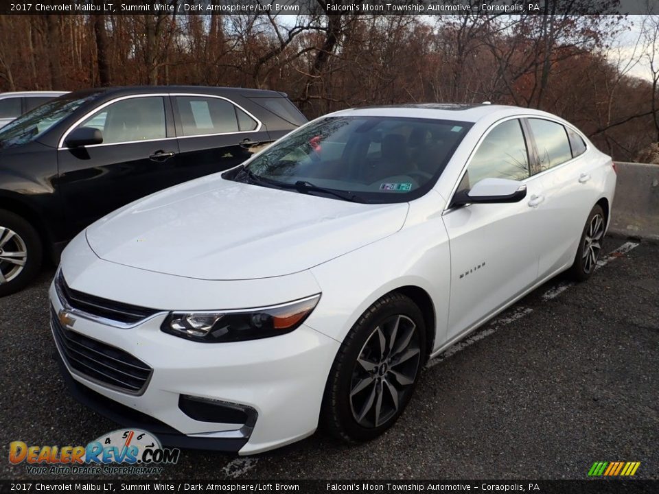 2017 Chevrolet Malibu LT Summit White / Dark Atmosphere/Loft Brown Photo #1