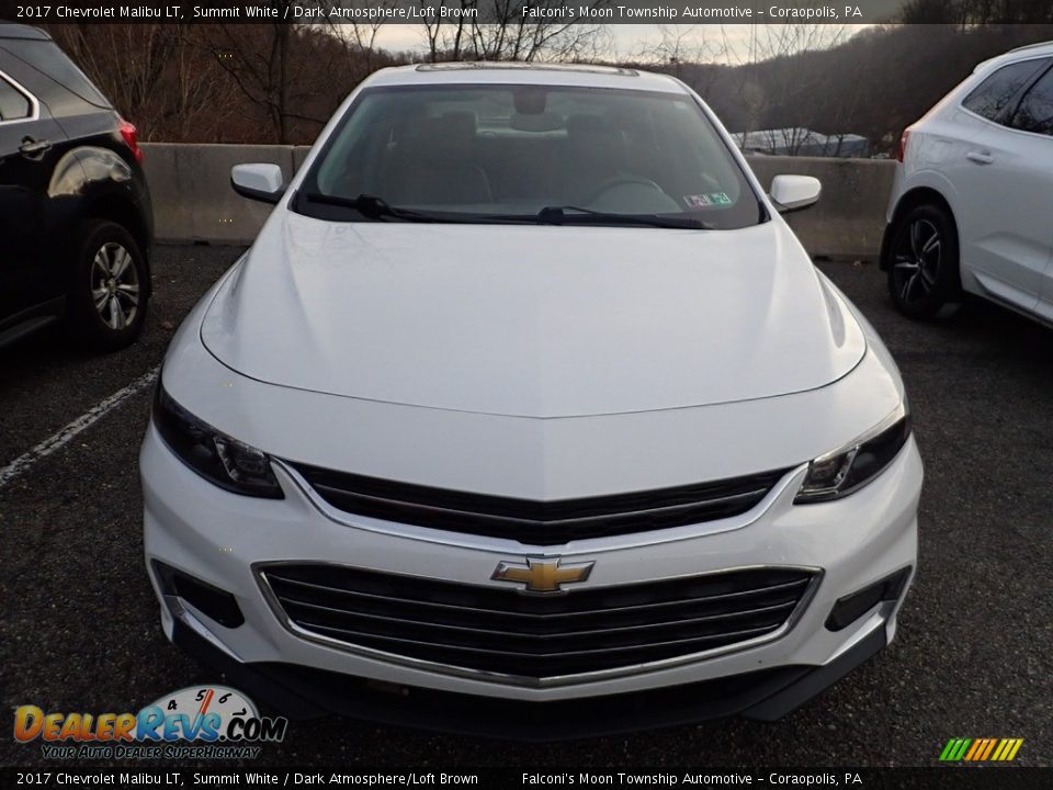 2017 Chevrolet Malibu LT Summit White / Dark Atmosphere/Loft Brown Photo #3