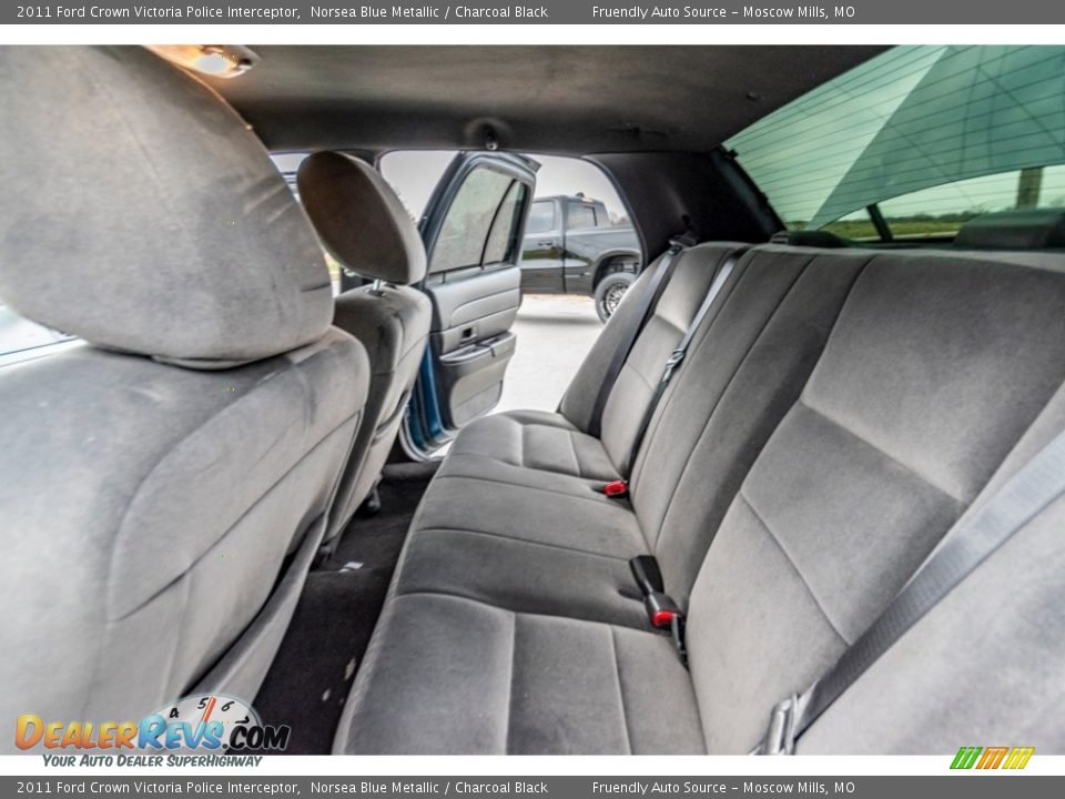 Rear Seat of 2011 Ford Crown Victoria Police Interceptor Photo #22