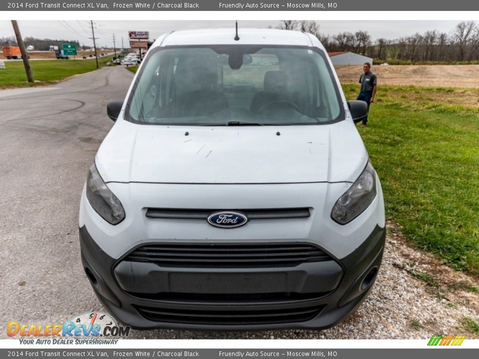 2014 Ford Transit Connect XL Van Frozen White / Charcoal Black Photo #9