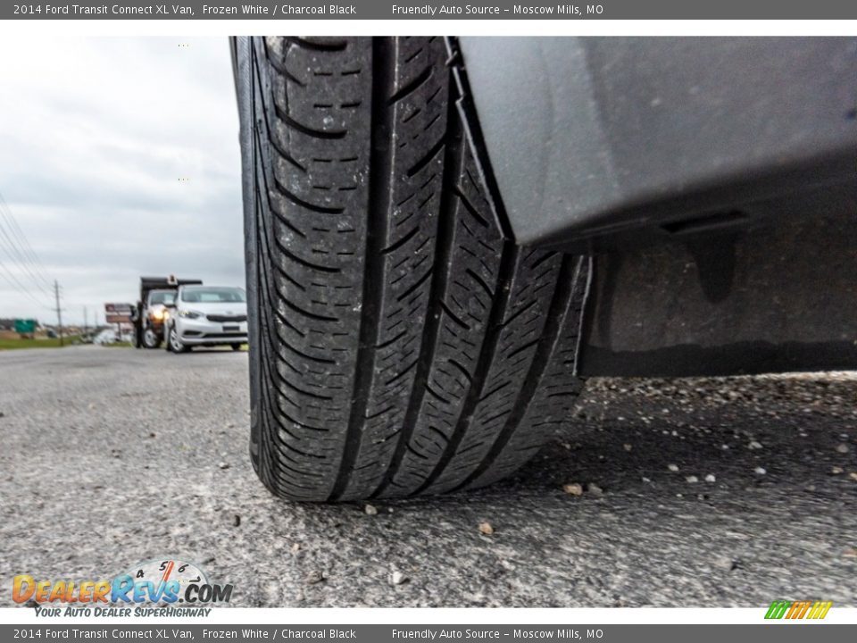 2014 Ford Transit Connect XL Van Frozen White / Charcoal Black Photo #11