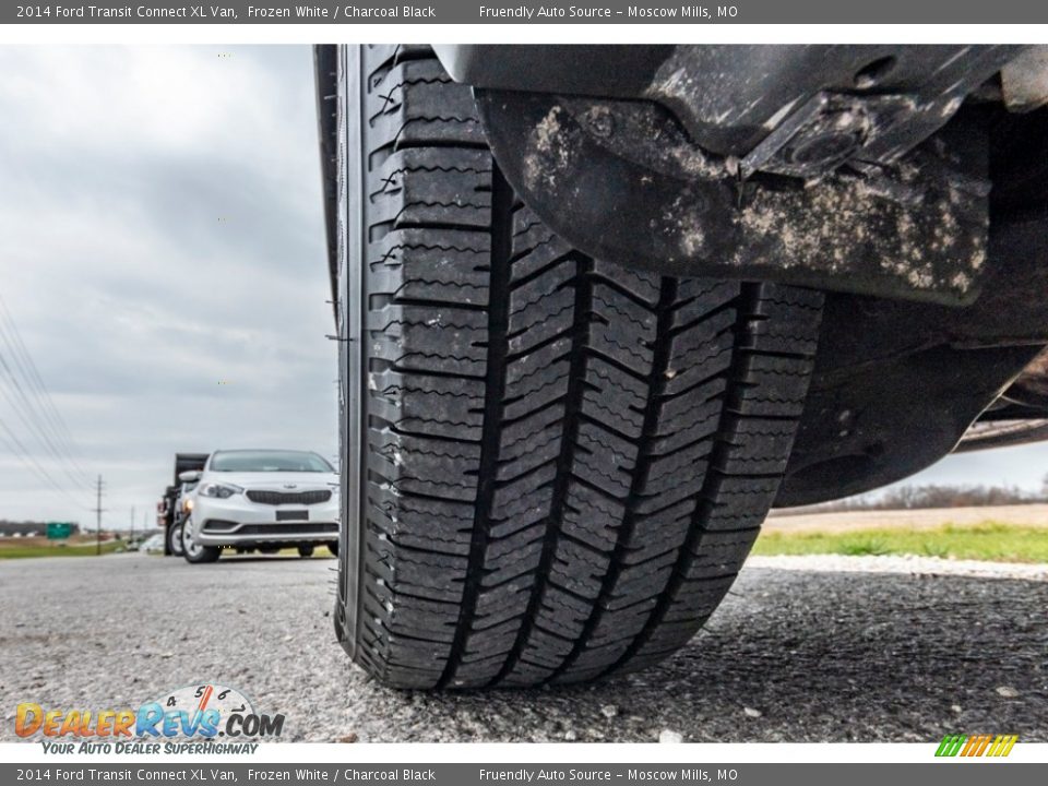 2014 Ford Transit Connect XL Van Frozen White / Charcoal Black Photo #12