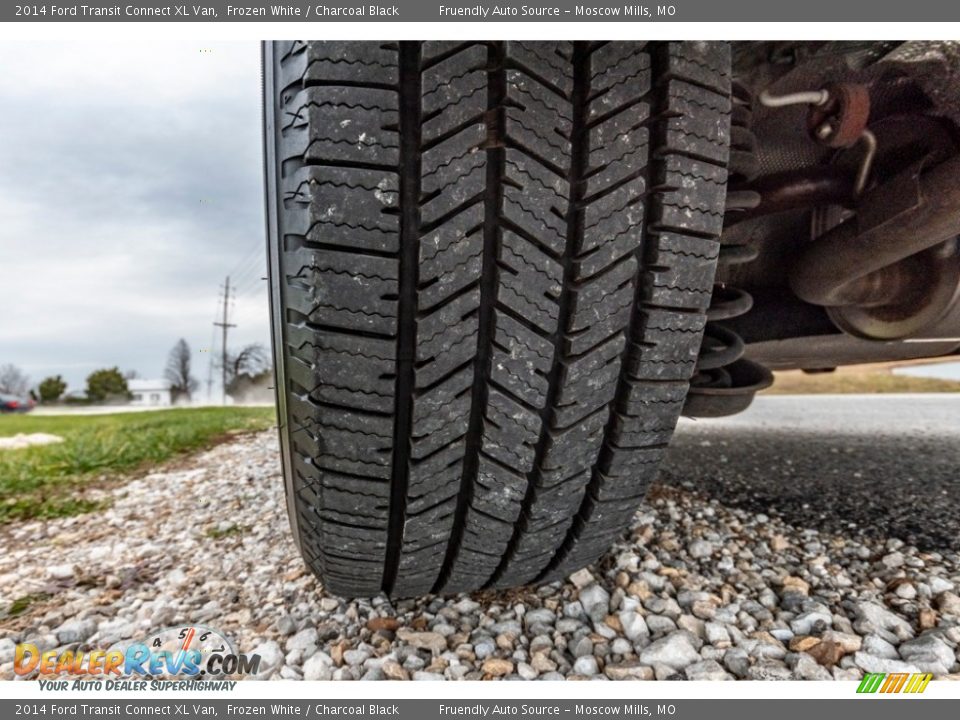 2014 Ford Transit Connect XL Van Frozen White / Charcoal Black Photo #14