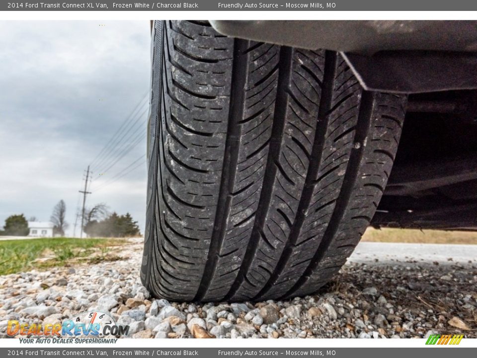 2014 Ford Transit Connect XL Van Frozen White / Charcoal Black Photo #15