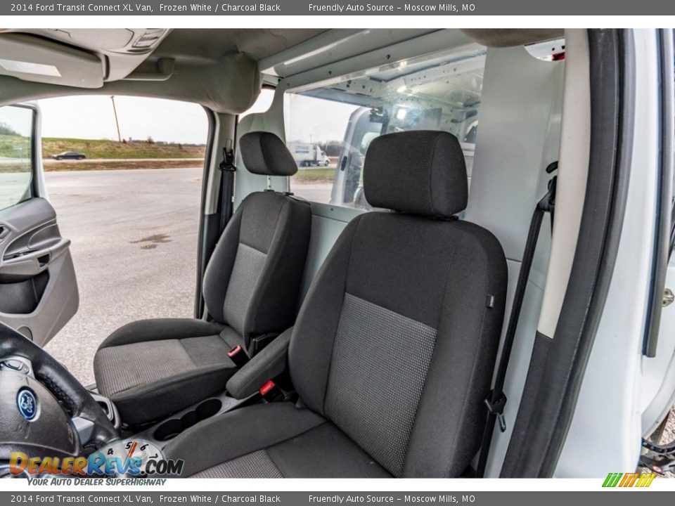 2014 Ford Transit Connect XL Van Frozen White / Charcoal Black Photo #17