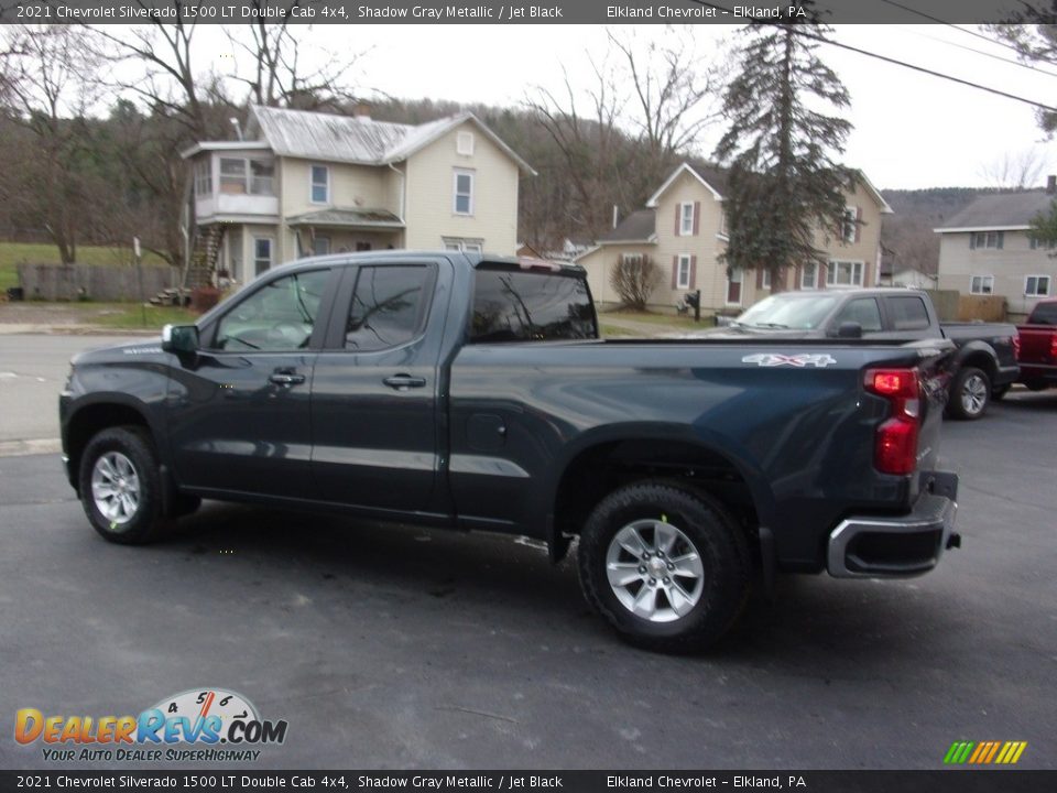 2021 Chevrolet Silverado 1500 LT Double Cab 4x4 Shadow Gray Metallic / Jet Black Photo #3