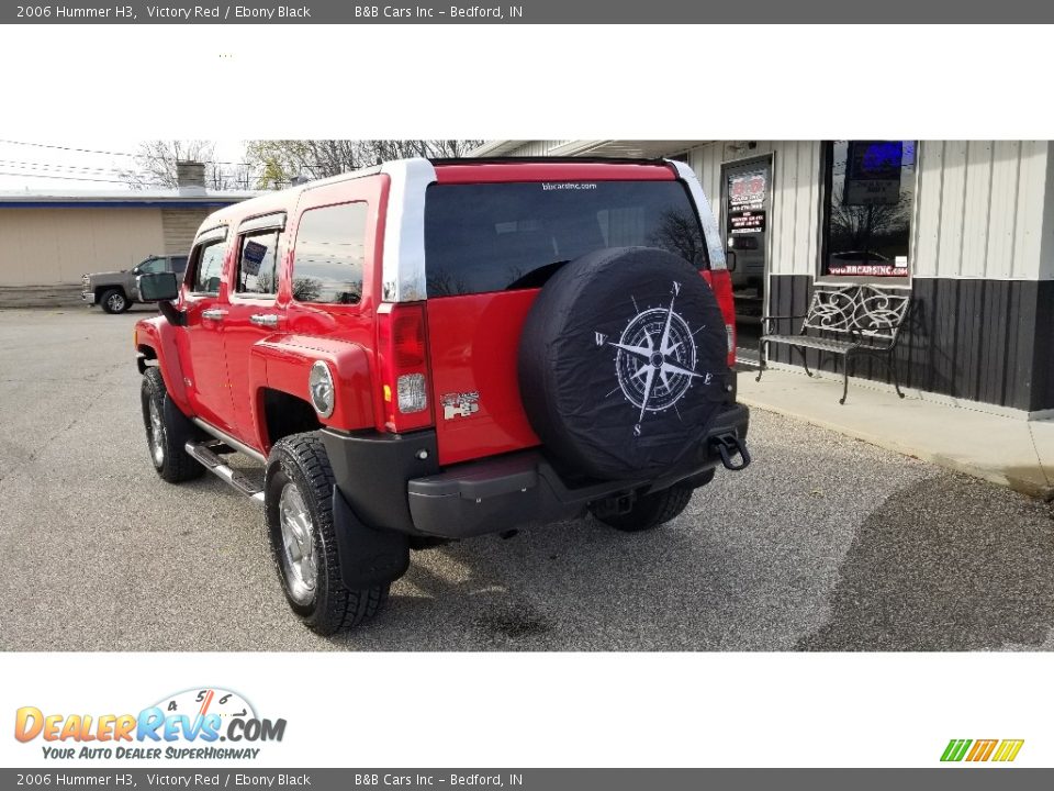 2006 Hummer H3 Victory Red / Ebony Black Photo #4