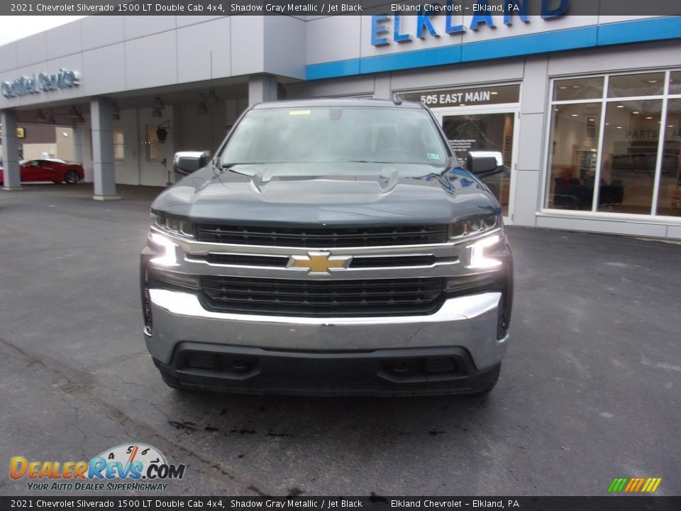 2021 Chevrolet Silverado 1500 LT Double Cab 4x4 Shadow Gray Metallic / Jet Black Photo #5
