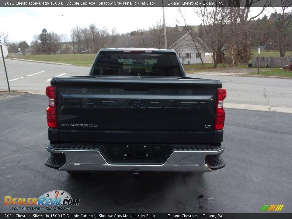 2021 Chevrolet Silverado 1500 LT Double Cab 4x4 Shadow Gray Metallic / Jet Black Photo #6