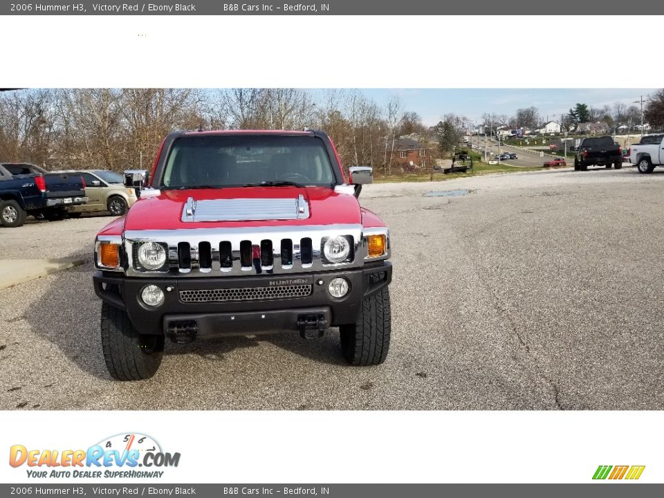 2006 Hummer H3 Victory Red / Ebony Black Photo #7