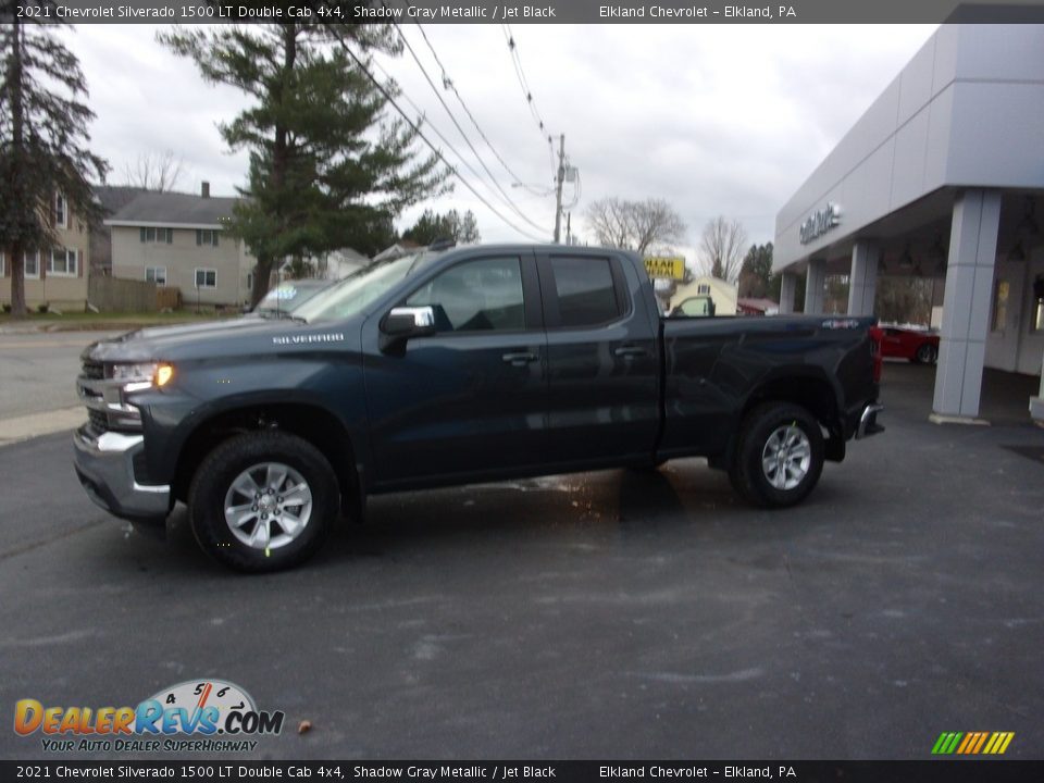 2021 Chevrolet Silverado 1500 LT Double Cab 4x4 Shadow Gray Metallic / Jet Black Photo #7
