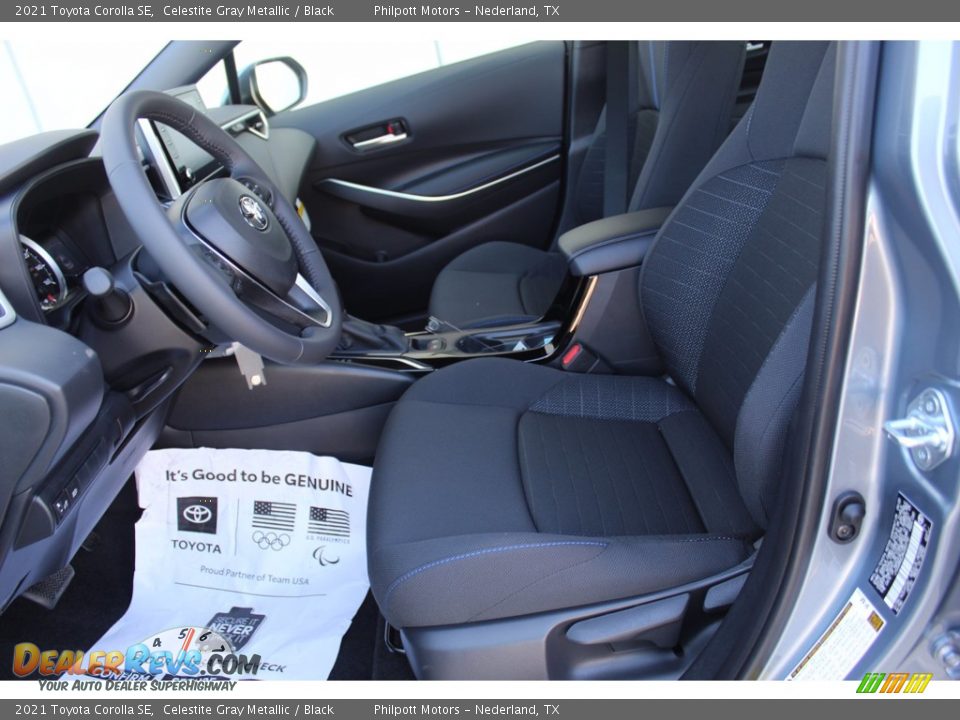 2021 Toyota Corolla SE Celestite Gray Metallic / Black Photo #10