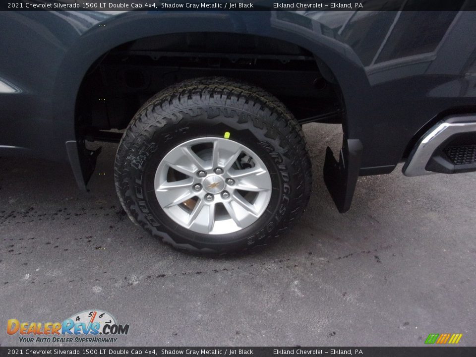2021 Chevrolet Silverado 1500 LT Double Cab 4x4 Shadow Gray Metallic / Jet Black Photo #11