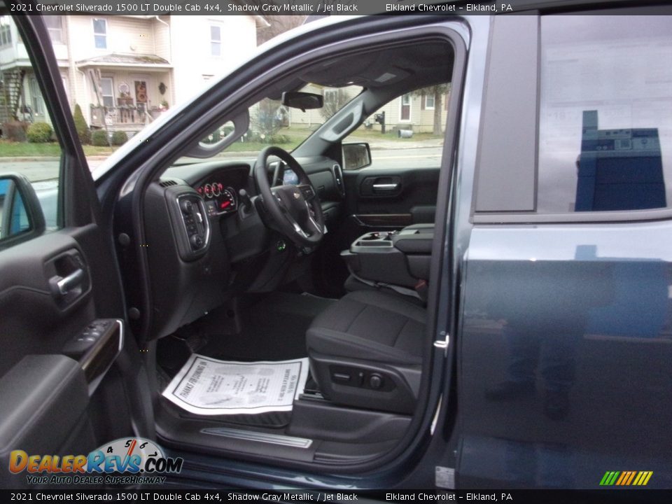 2021 Chevrolet Silverado 1500 LT Double Cab 4x4 Shadow Gray Metallic / Jet Black Photo #12