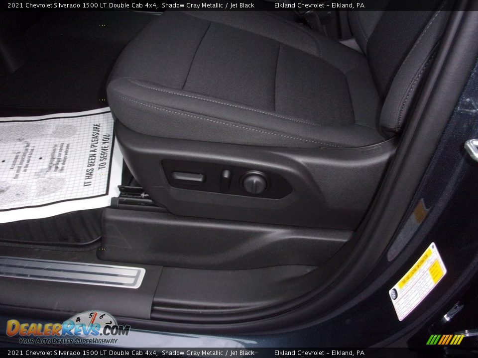 2021 Chevrolet Silverado 1500 LT Double Cab 4x4 Shadow Gray Metallic / Jet Black Photo #14
