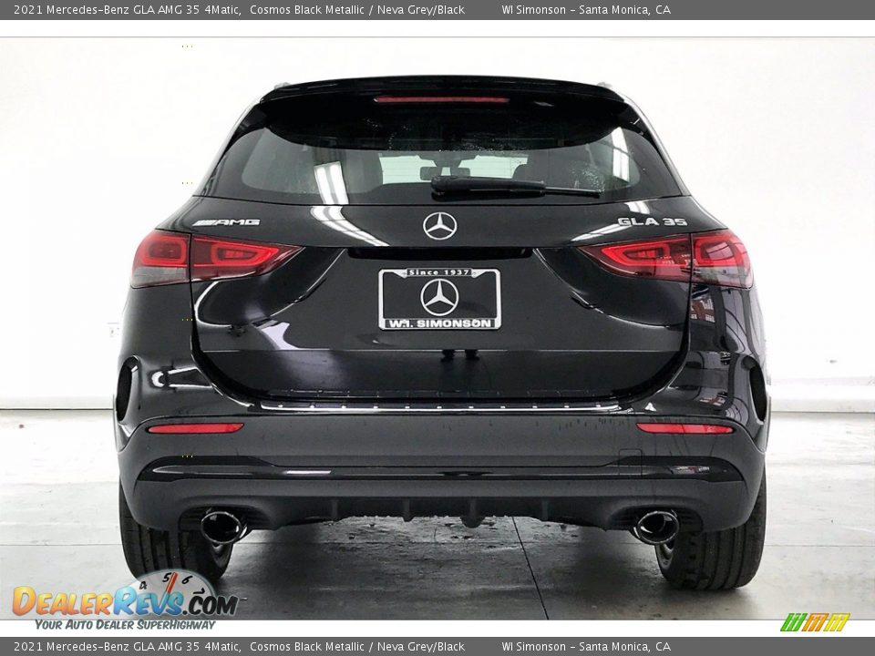 2021 Mercedes-Benz GLA AMG 35 4Matic Cosmos Black Metallic / Neva Grey/Black Photo #3
