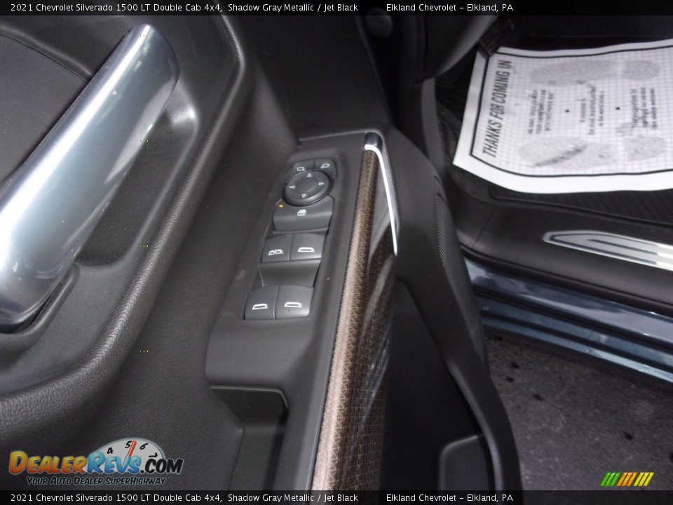 2021 Chevrolet Silverado 1500 LT Double Cab 4x4 Shadow Gray Metallic / Jet Black Photo #17