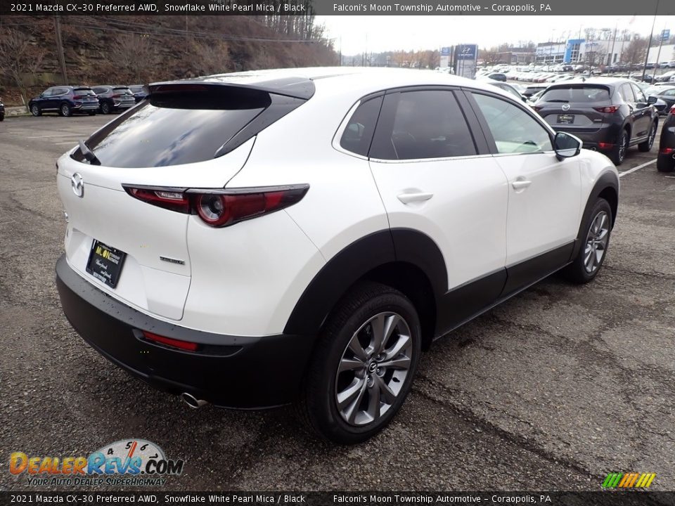 2021 Mazda CX-30 Preferred AWD Snowflake White Pearl Mica / Black Photo #2