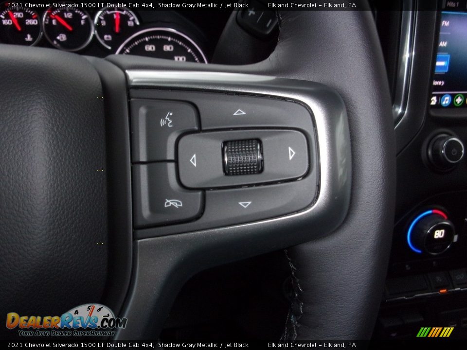 2021 Chevrolet Silverado 1500 LT Double Cab 4x4 Shadow Gray Metallic / Jet Black Photo #20