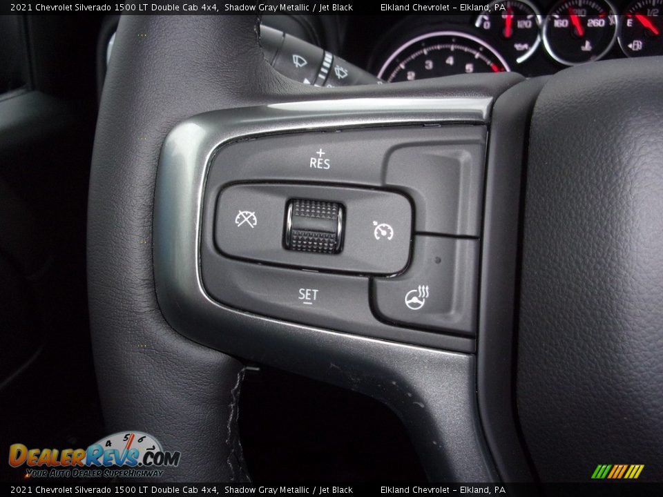 2021 Chevrolet Silverado 1500 LT Double Cab 4x4 Shadow Gray Metallic / Jet Black Photo #21