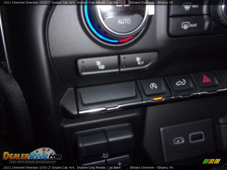 2021 Chevrolet Silverado 1500 LT Double Cab 4x4 Shadow Gray Metallic / Jet Black Photo #26