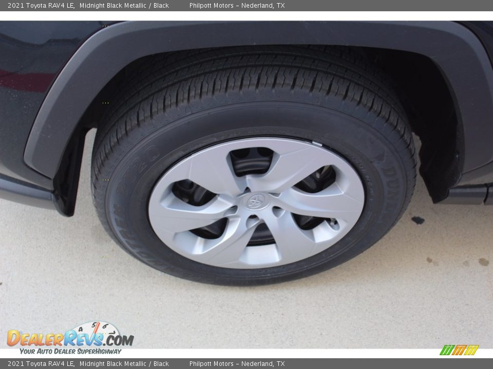 2021 Toyota RAV4 LE Midnight Black Metallic / Black Photo #5