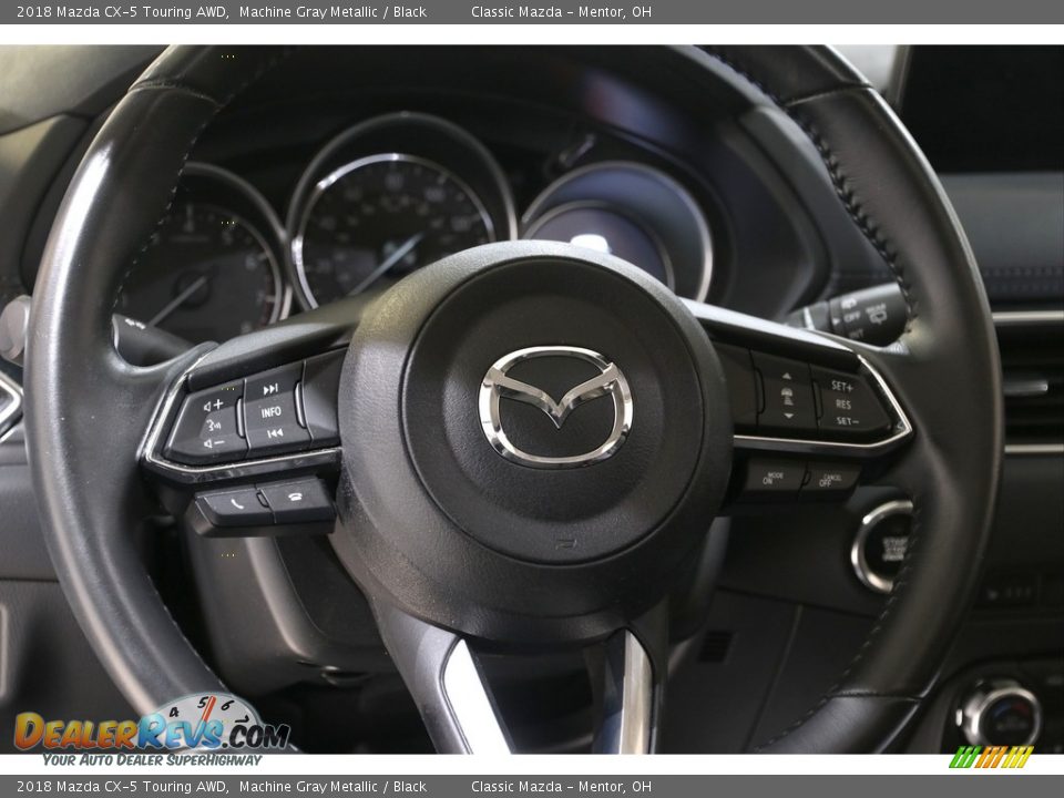 2018 Mazda CX-5 Touring AWD Machine Gray Metallic / Black Photo #7