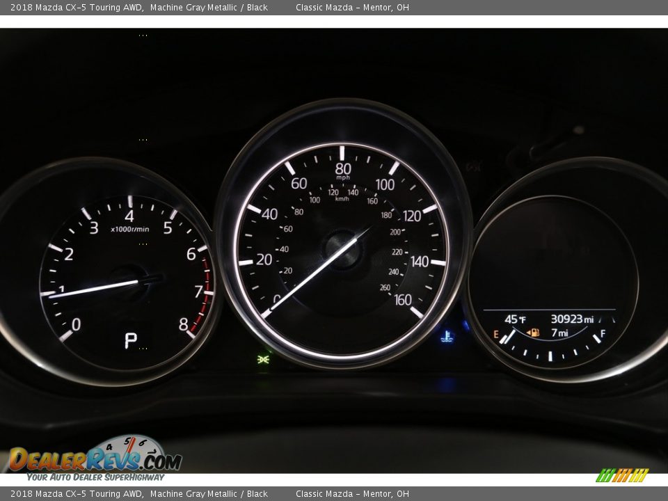 2018 Mazda CX-5 Touring AWD Machine Gray Metallic / Black Photo #8