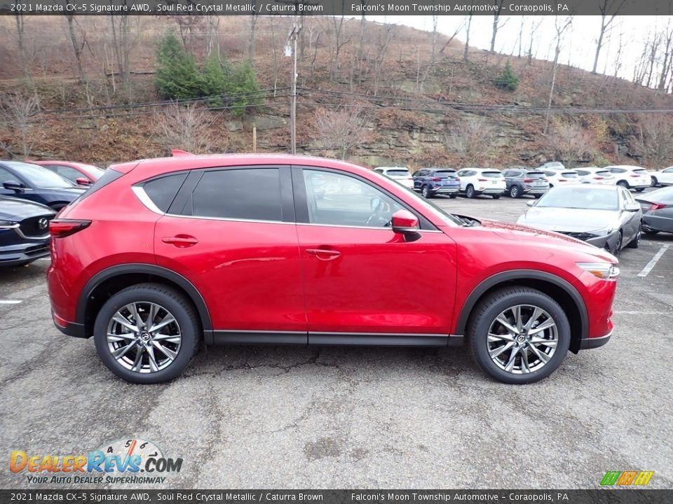 Soul Red Crystal Metallic 2021 Mazda CX-5 Signature AWD Photo #1